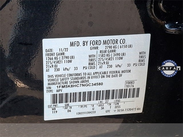 2022 Ford Explorer Platinum