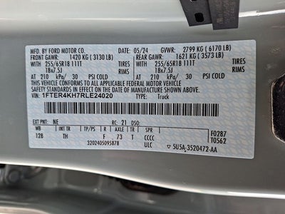 2024 Ford Ranger Lariat