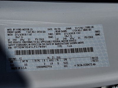 2020 Ford F-150 XLT