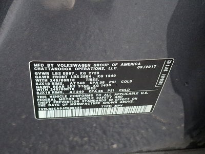 2018 Volkswagen Atlas 3.6L V6 SE w/Technology
