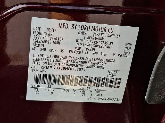 2017 Ford Edge SEL