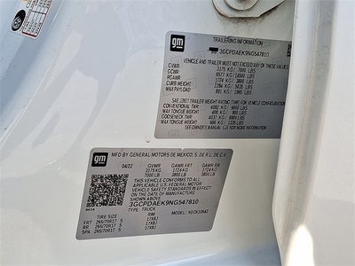 2022 Chevrolet Silverado 1500 WT