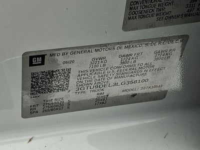 2020 GMC Sierra 1500 SLT