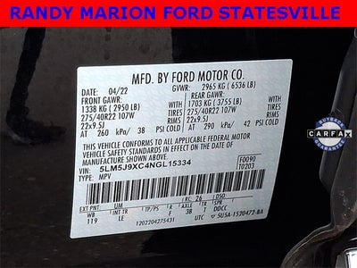 2022 Lincoln Aviator Black Label