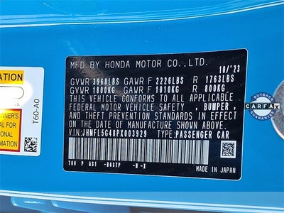 2023 Honda Civic Type R Base