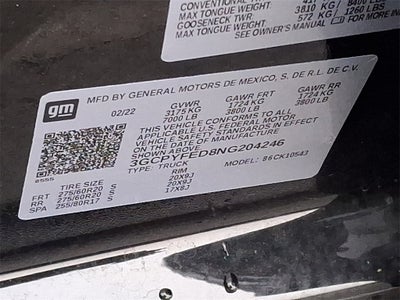 2022 Chevrolet Silverado 1500 LTD 4WD Crew Cab Short Bed LT Trail Boss