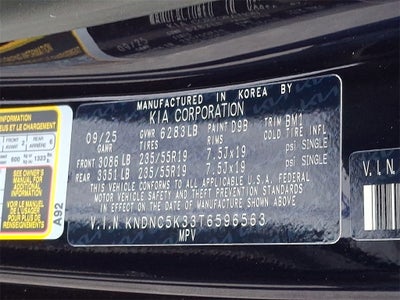 2026 Kia Carnival EX