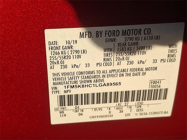 2020 Ford Explorer Platinum