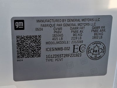 2024 Chevrolet Malibu LT 1LT