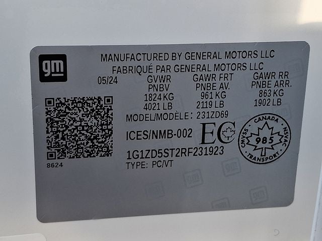 2024 Chevrolet Malibu LT 1LT