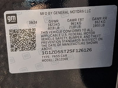 2025 Chevrolet Malibu LT 1LT