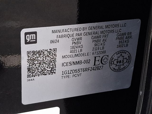 2024 Chevrolet Malibu LT 1LT