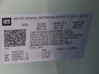 2025 Chevrolet Equinox LT