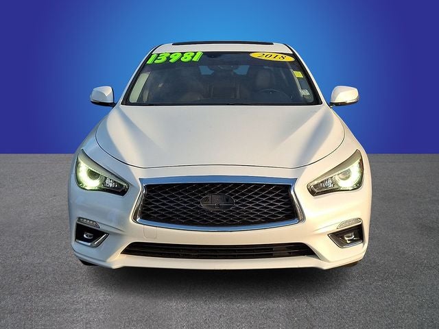 Used 2018 INFINITI Q50 LUXE with VIN JN1EV7AR0JM435014 for sale in Salisbury, NC