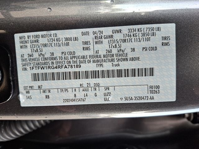 2024 Ford F-150 Raptor