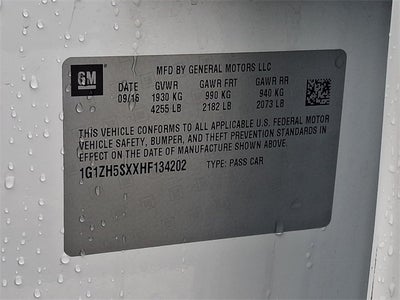 2017 Chevrolet Malibu Premier