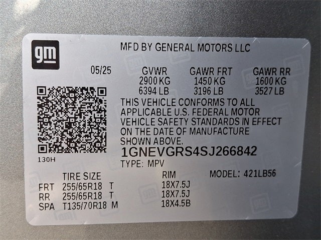 2025 Chevrolet Traverse LT 2LT