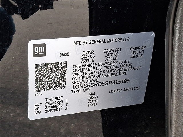 2025 Chevrolet Tahoe Premier