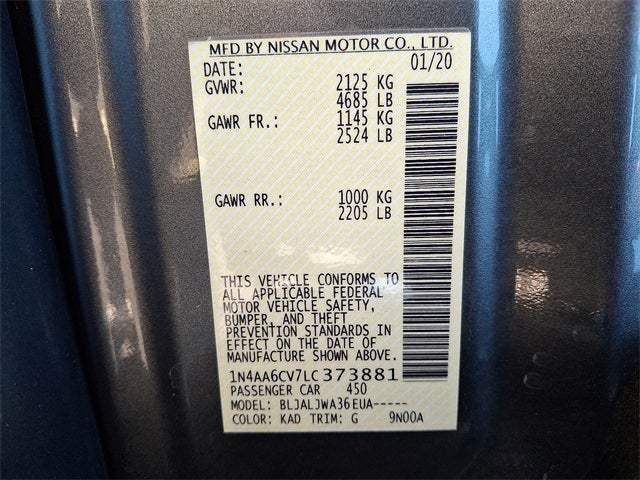 2020 Nissan Maxima 3.5 SV