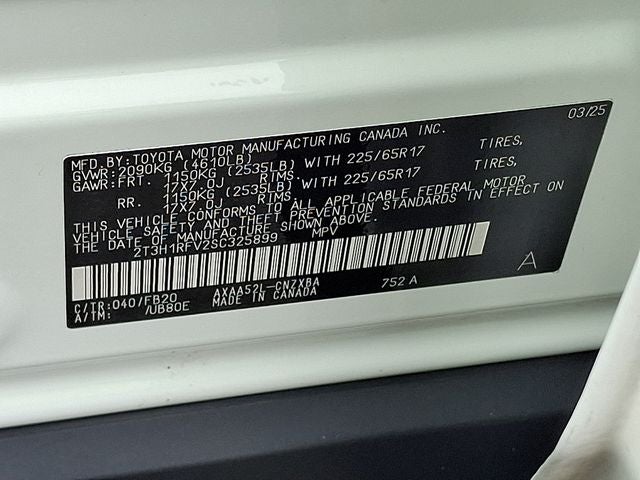 2025 Toyota RAV4 LE