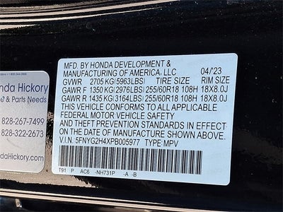 2023 Honda Pilot EX-L 8 Passenger