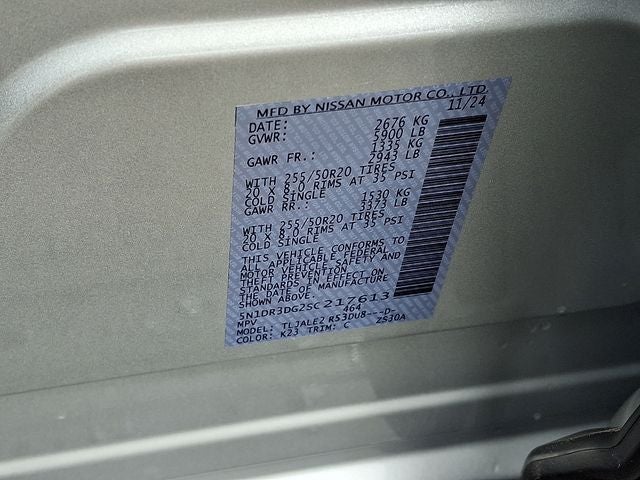 2025 Nissan Pathfinder Platinum