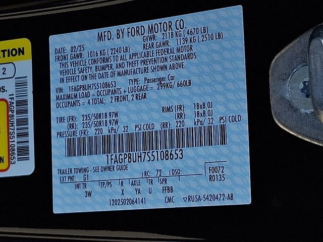 2025 Ford Mustang EcoBoost Premium