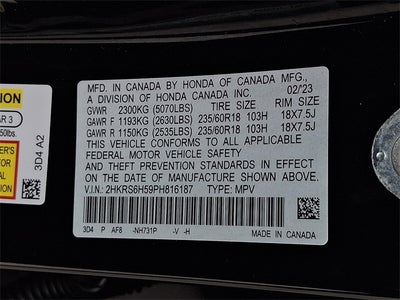 2023 Honda CR-V Hybrid Sport