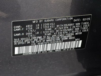 2025 Subaru Outback Premium
