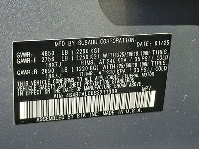 2025 Subaru Outback Onyx Edition