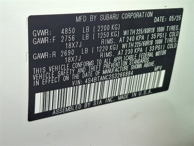 2025 Subaru Outback Limited