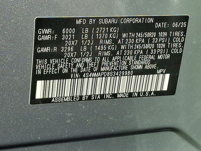 2025 Subaru Ascent Limited