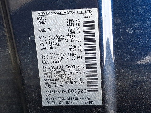 2025 Nissan Rogue SV