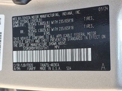 2024 Toyota Highlander XLE