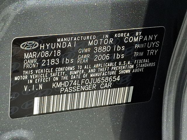 2018 Hyundai Elantra SE
