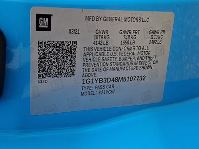 2021 Chevrolet Corvette Stingray 2LT