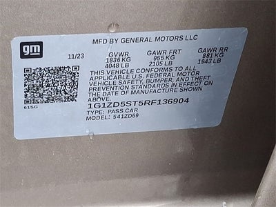 2024 Chevrolet Malibu LT 1LT