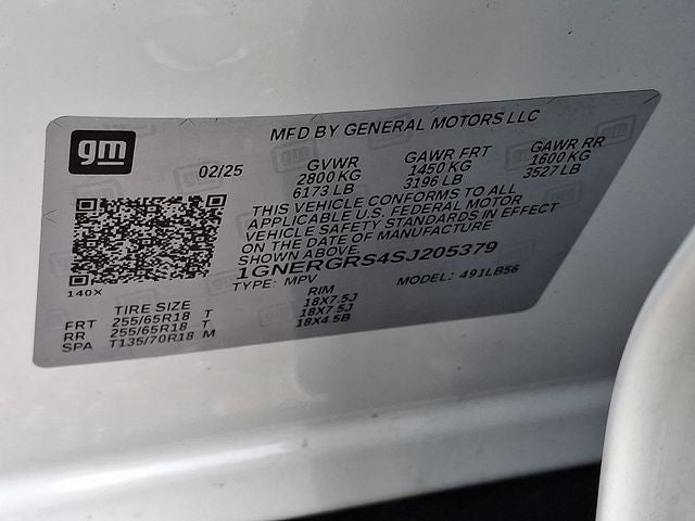 2025 Chevrolet Traverse LT 1LT
