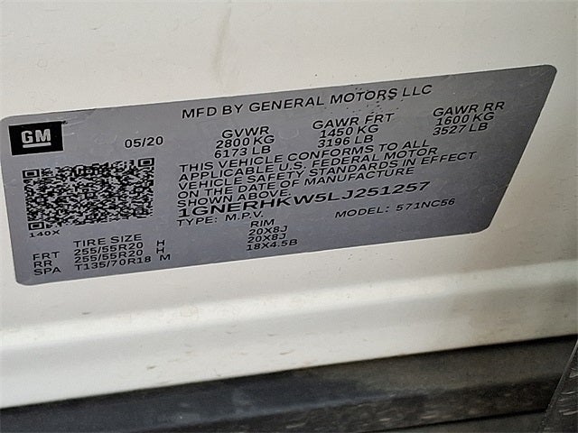 2020 Chevrolet Traverse 3LT