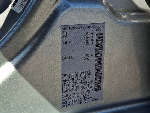 2025 Nissan Altima 2.5 SV