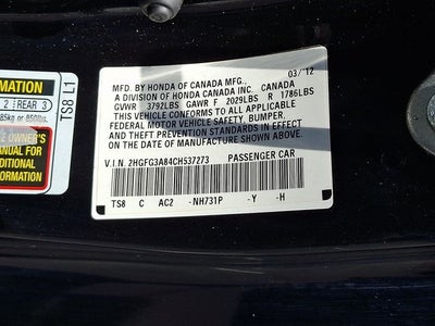 2012 Honda Civic EX