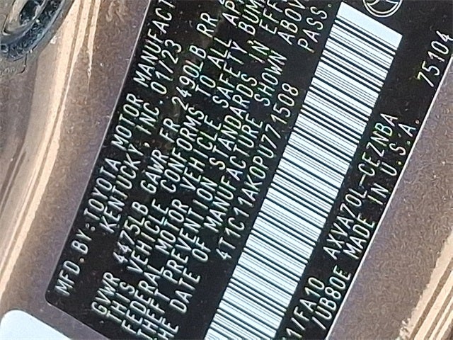 2023 Toyota Camry LE