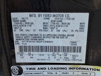 2013 Ford F-150 XLT