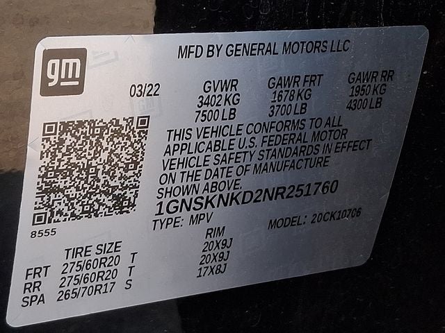 2022 Chevrolet Tahoe LT