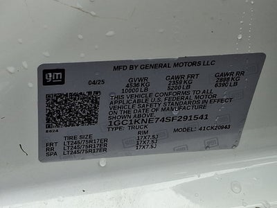 2025 Chevrolet Silverado 2500HD LT