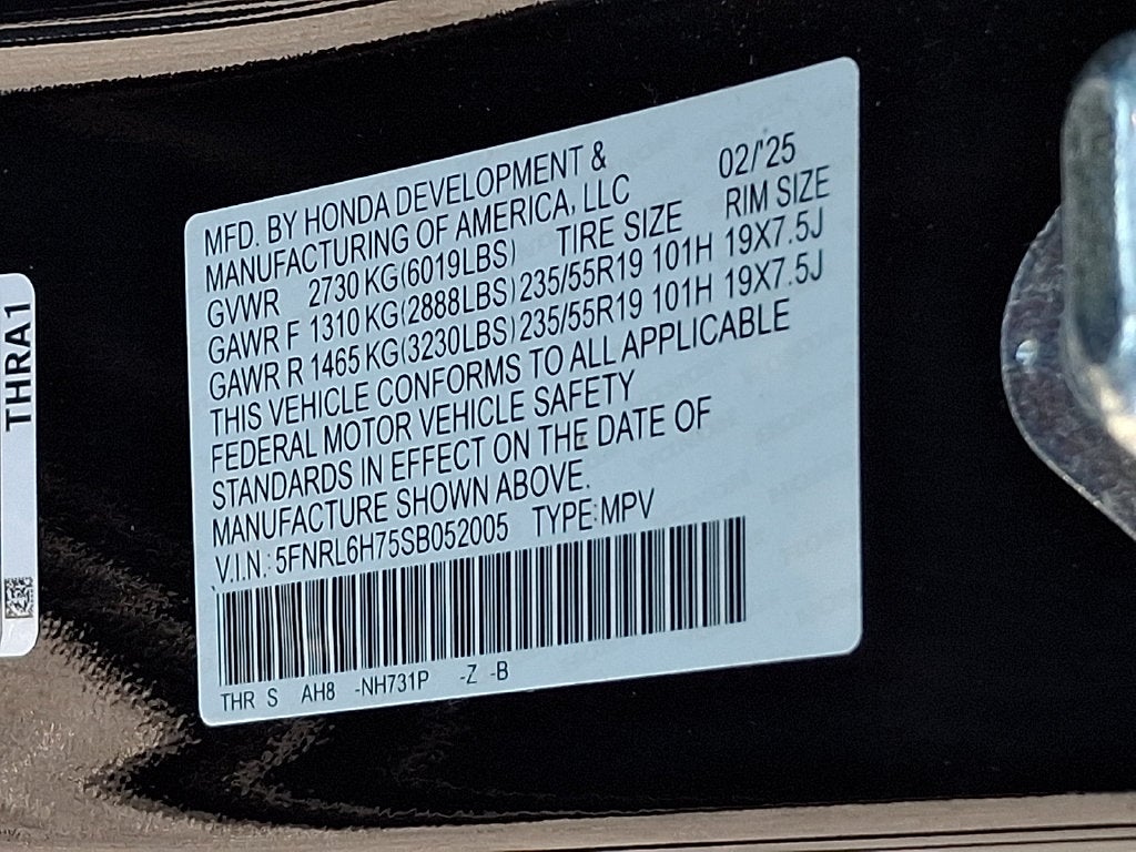 2025 Honda Odyssey Sport-L