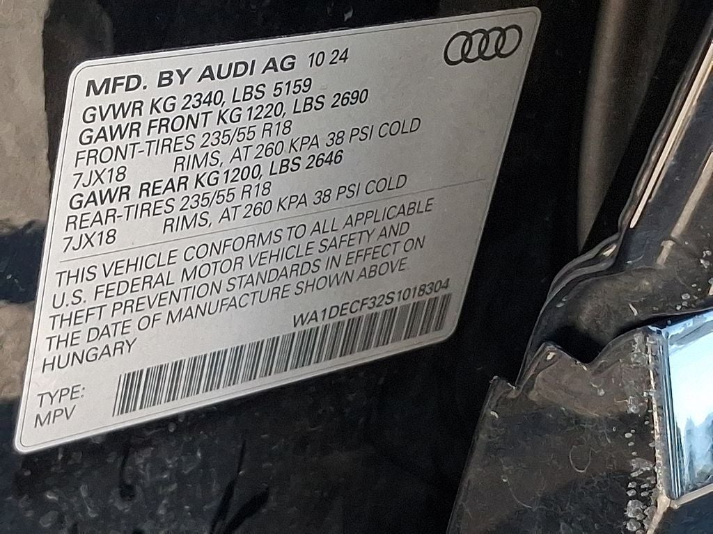 2025 Audi Q3 Premium S Line quattro