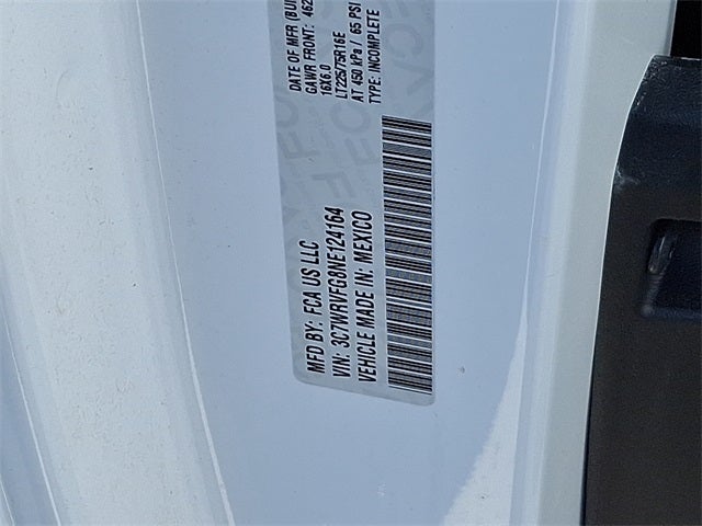 2022 RAM ProMaster 3500 Cab Low Roof