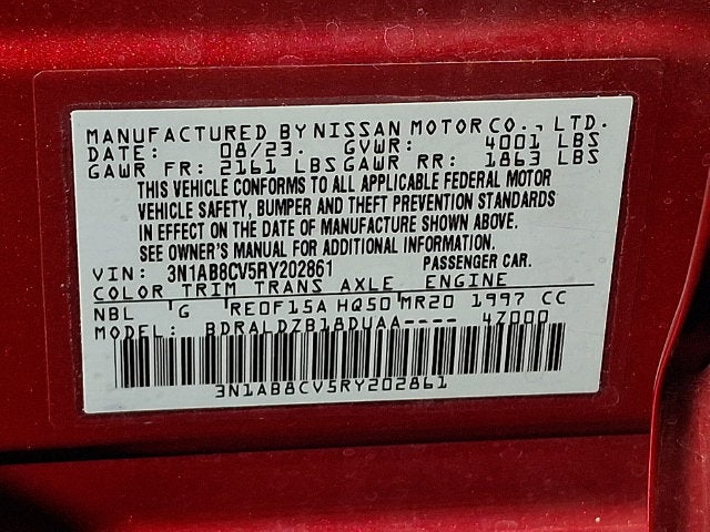 2024 Nissan Sentra SV Xtronic CVT